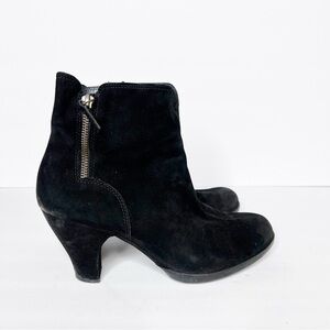 Paul Green Black Heeled Ankle Booties Size 8.5 Women’s